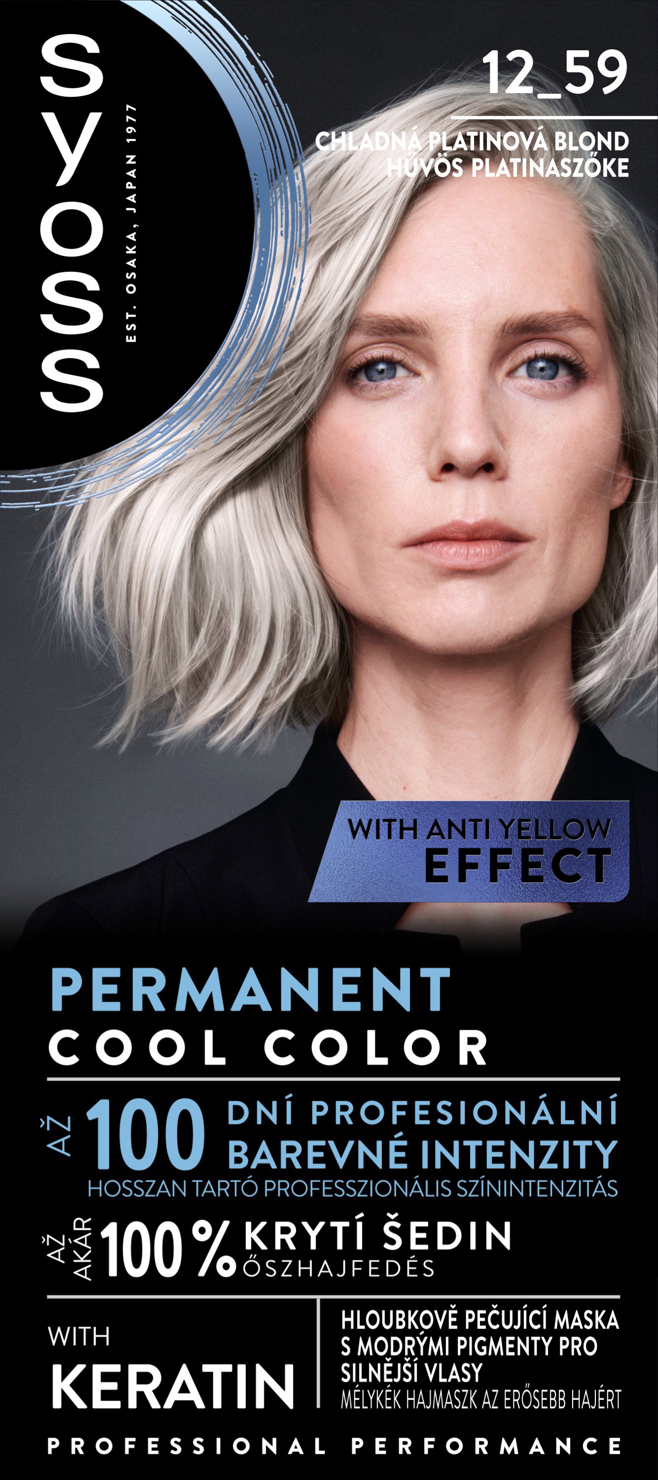 SYOSS Blond Cool Blonds 12 – 59 Chladná platinová blond 50 ml