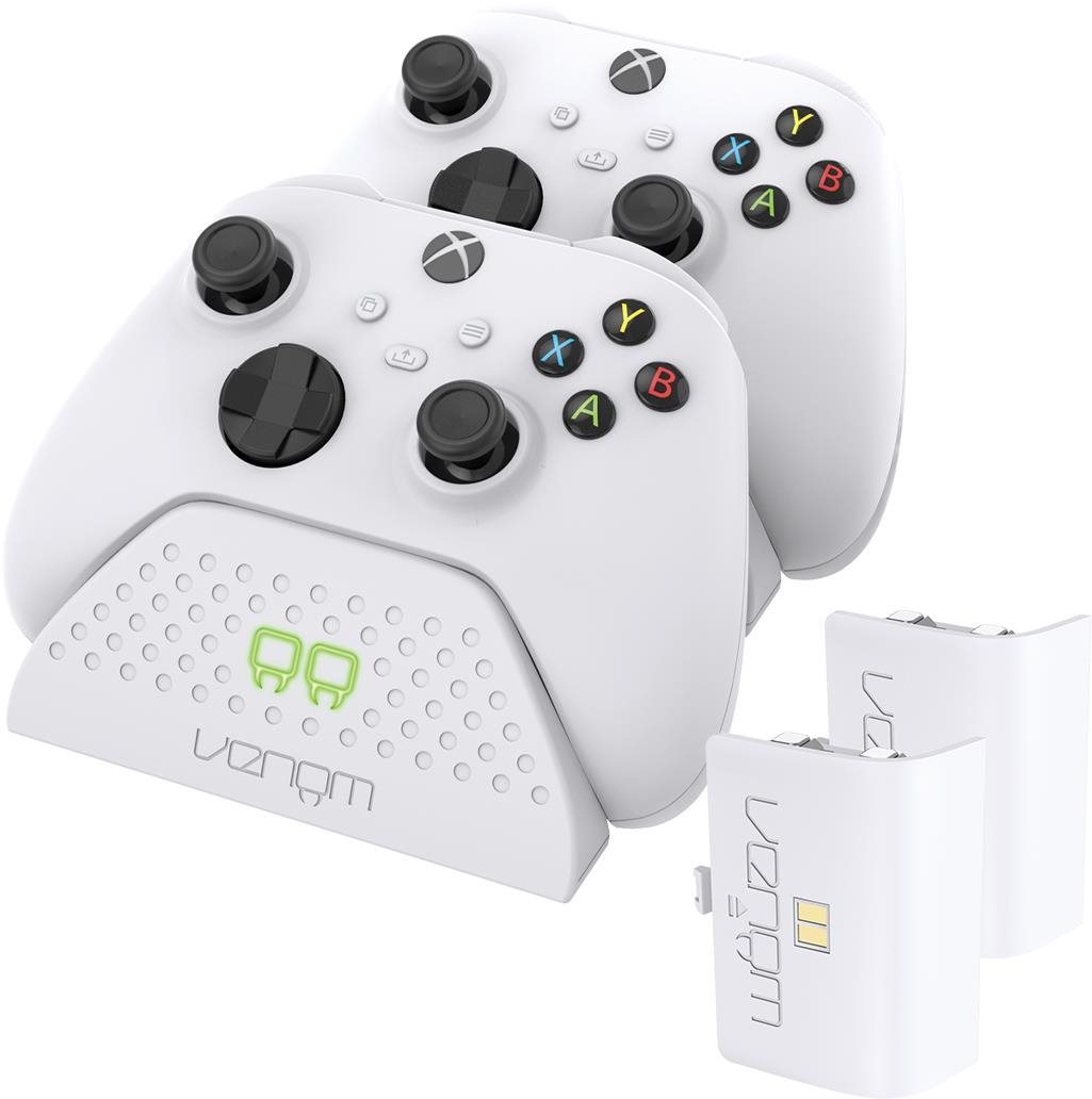 VENOM VS2871 Xbox Series S/X & One White Twin Docking Station + 2 batérie