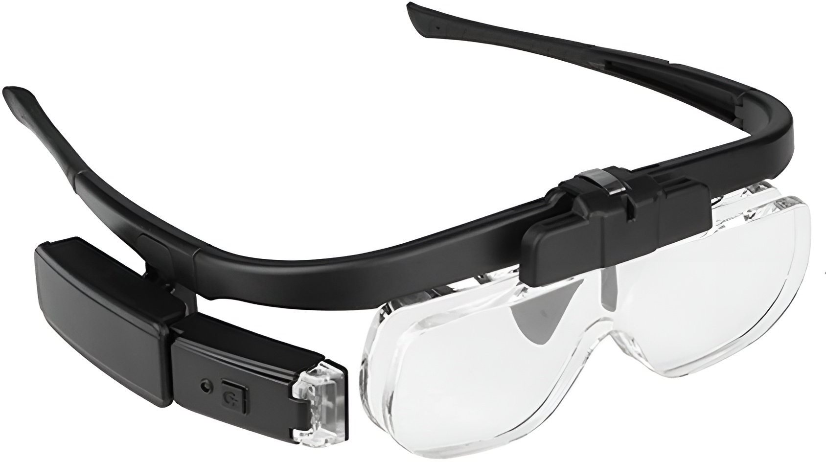 Verk 09137 náhlavná lupa s LED osvetlením (zväčšenie 1,5×; 2,0×; 2,5×; 3,5×; 4,0×; 4,5×)