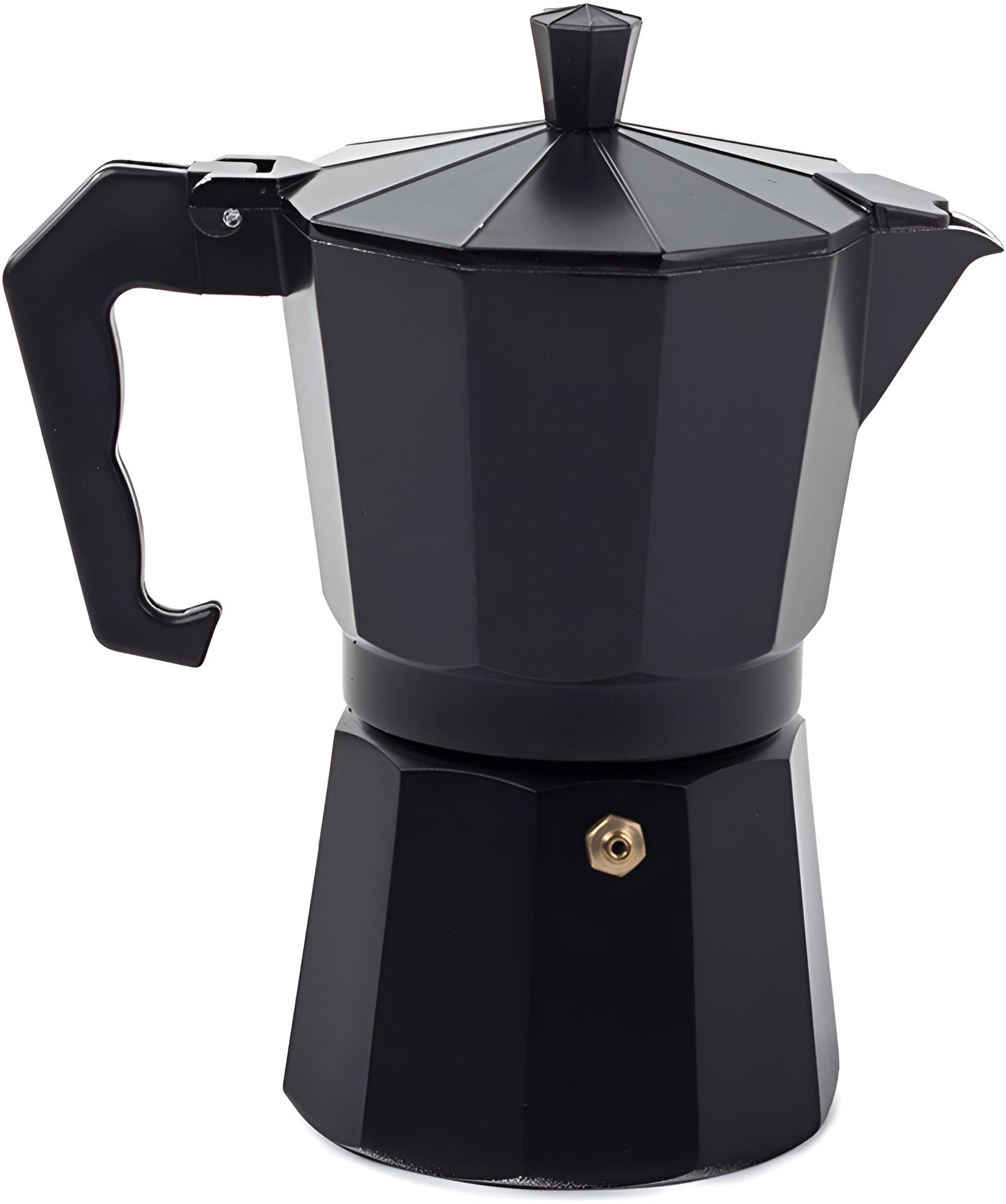 Verk 07042 Moka kanvica 6 – 300 ml – čierna