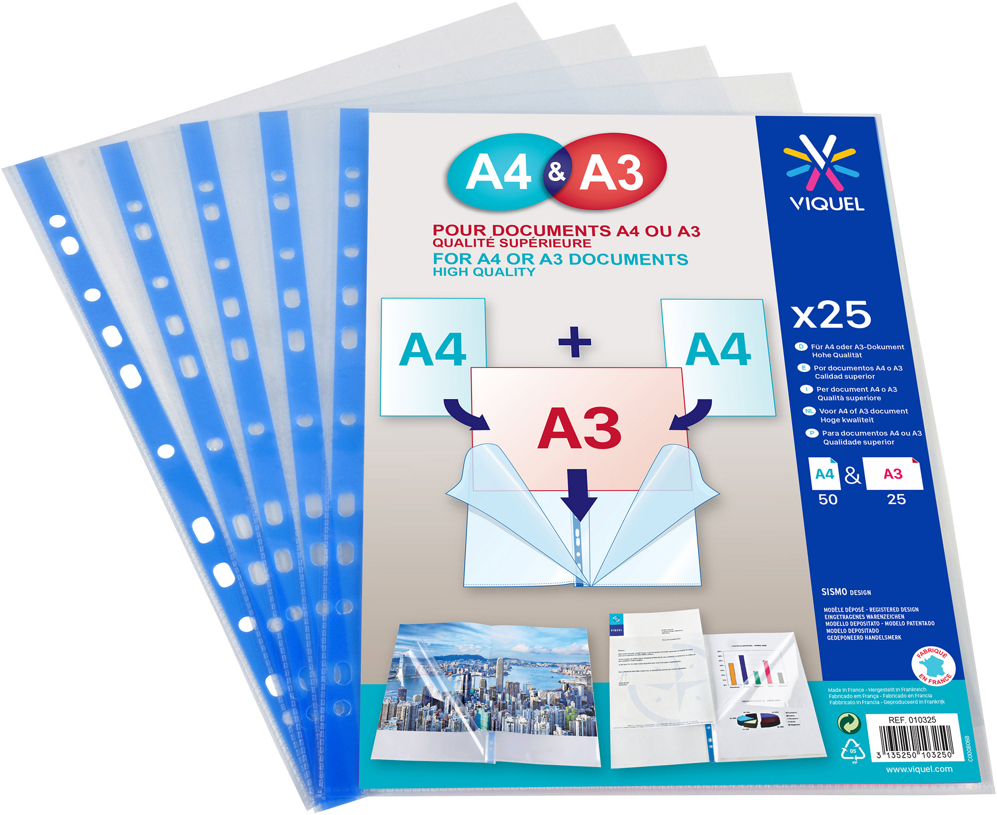 VIQUEL A3-A4/85 mikrónov, lesklé – balenie 25 ks