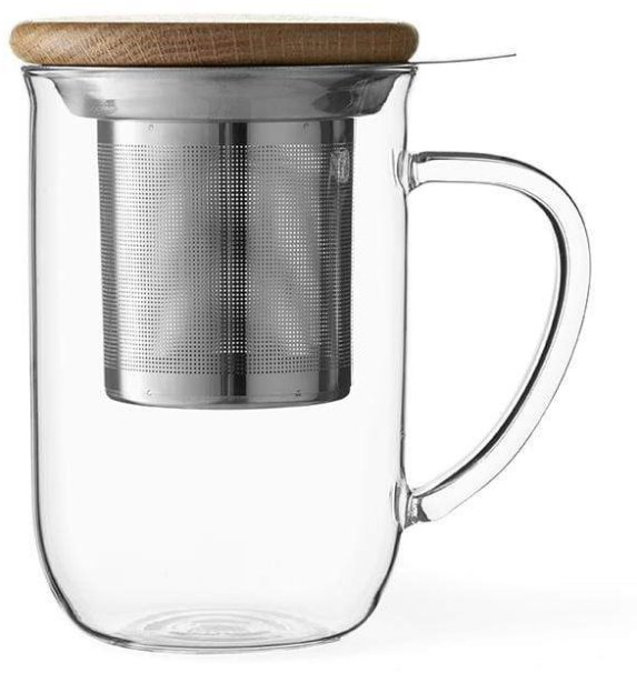VIVA SCANDINAVIA Balance Hrnček na čaj s filtrom a vekom 500 ml