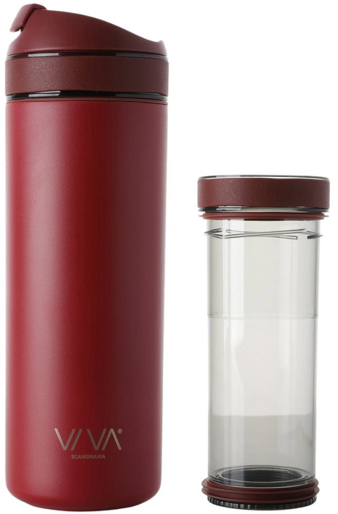 VIVA SCANDINAVIA RECHARGE ANYTIME Termohrnček s infuzérom 460 ml malinový
