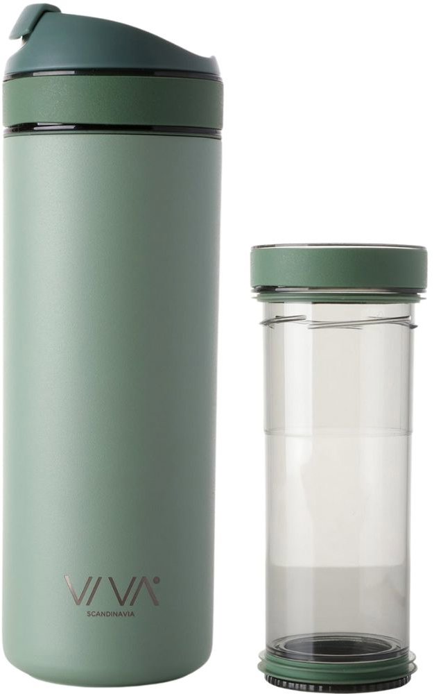 VIVA SCANDINAVIA RECHARGE ANYTIME Termohrnček s infuzérom 460 ml mätovo zelený