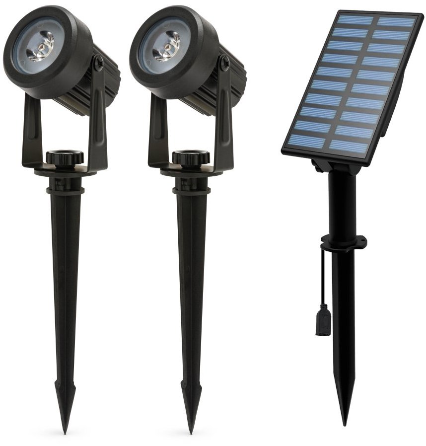 VELAMP Súprava 2 reflektorov so solárnym napájaním SL369