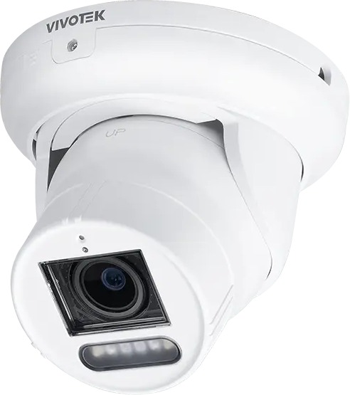 VIVOTEK 5 Mpx vonkajšia antivandal turret 95,4 – 28,7°