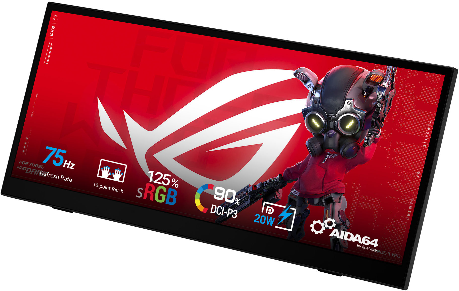 12,3“ ASUS ROG Strix XG129C Touchscreen Gaming