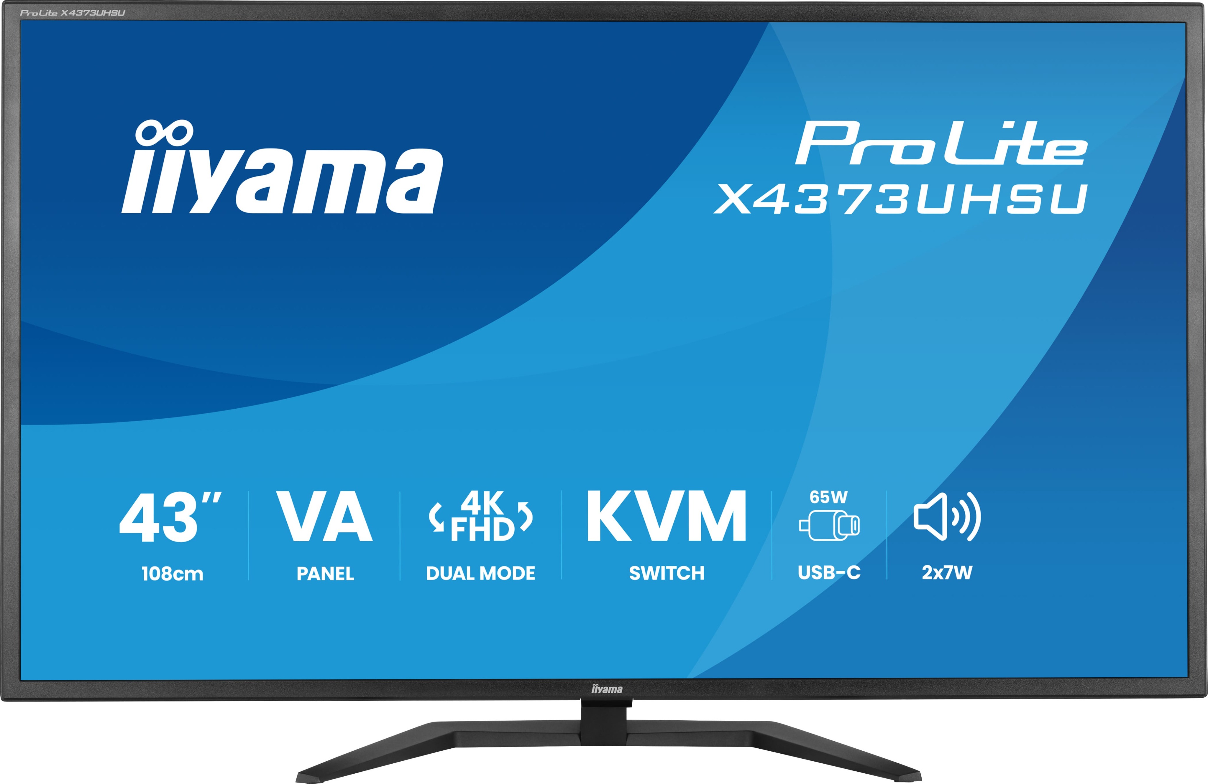 42,5" iiyama ProLite X4373UHSU-B2