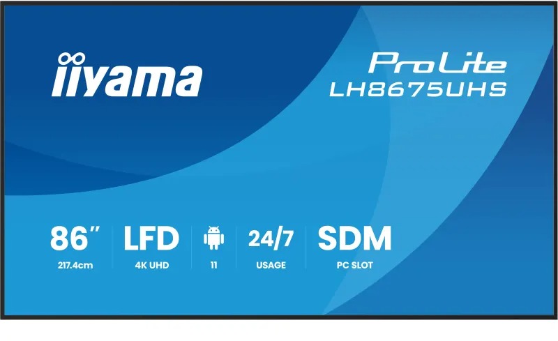 86" iiyama ProLite LH8675UHS-B2AG