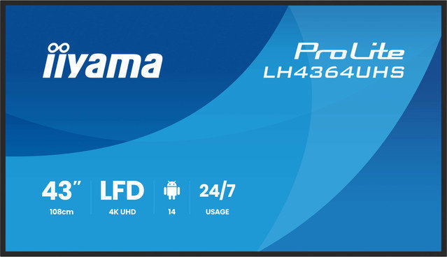 43" iiyama ProLite LH4364UHS-B1AG