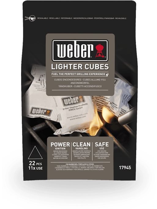 Weber podpaľovacie kocky biele