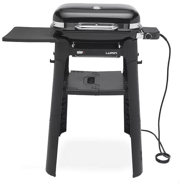 WEBER – Elektrický gril LUMIN COMPACT so stojanom, Black