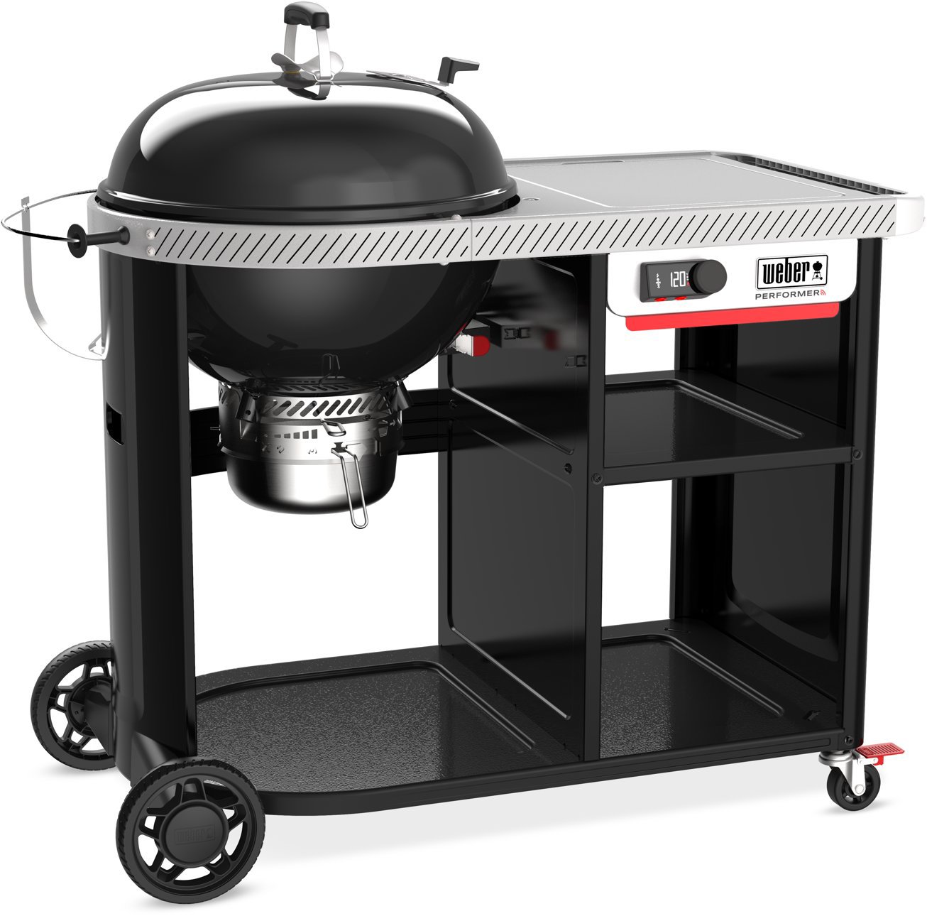 WEBER Gril na drevo a uhlie Performer Premium Smart O 57 cm