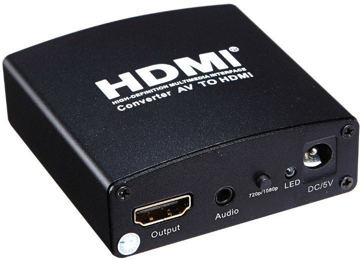 PremiumCord prevodník AV signálu a zvuku na HDMI