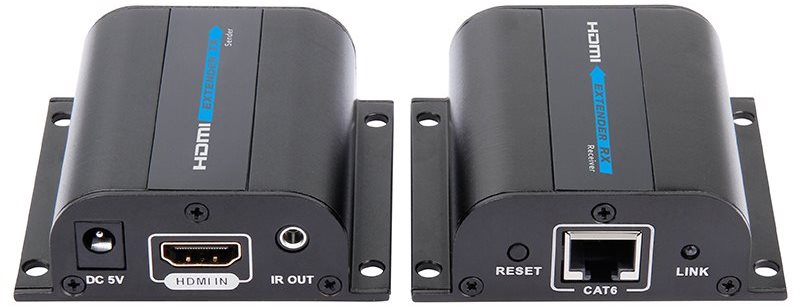 PremiumCord HDMI extender na 60 m cez jeden kábel Cat6 / Cat6 / CAT7