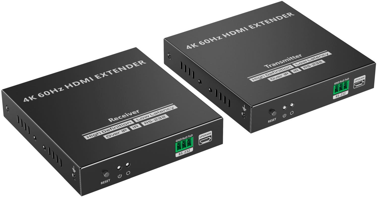 PremiumCord 4K@60Hz HDMI nekompresovaný extender na 120m cez LAN, over IP