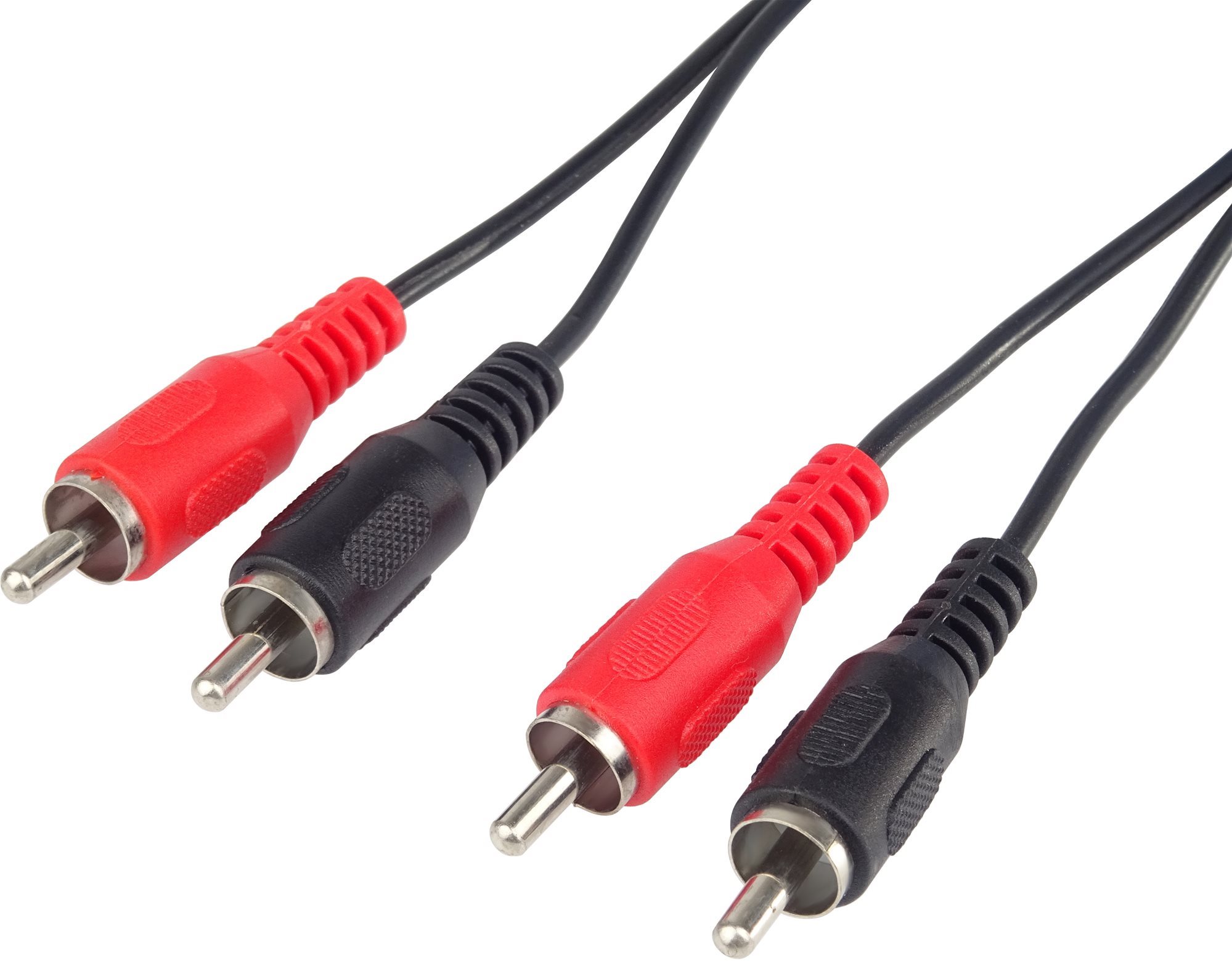PremiumCord 2x cinch M -> 2x cinch M, 2 m