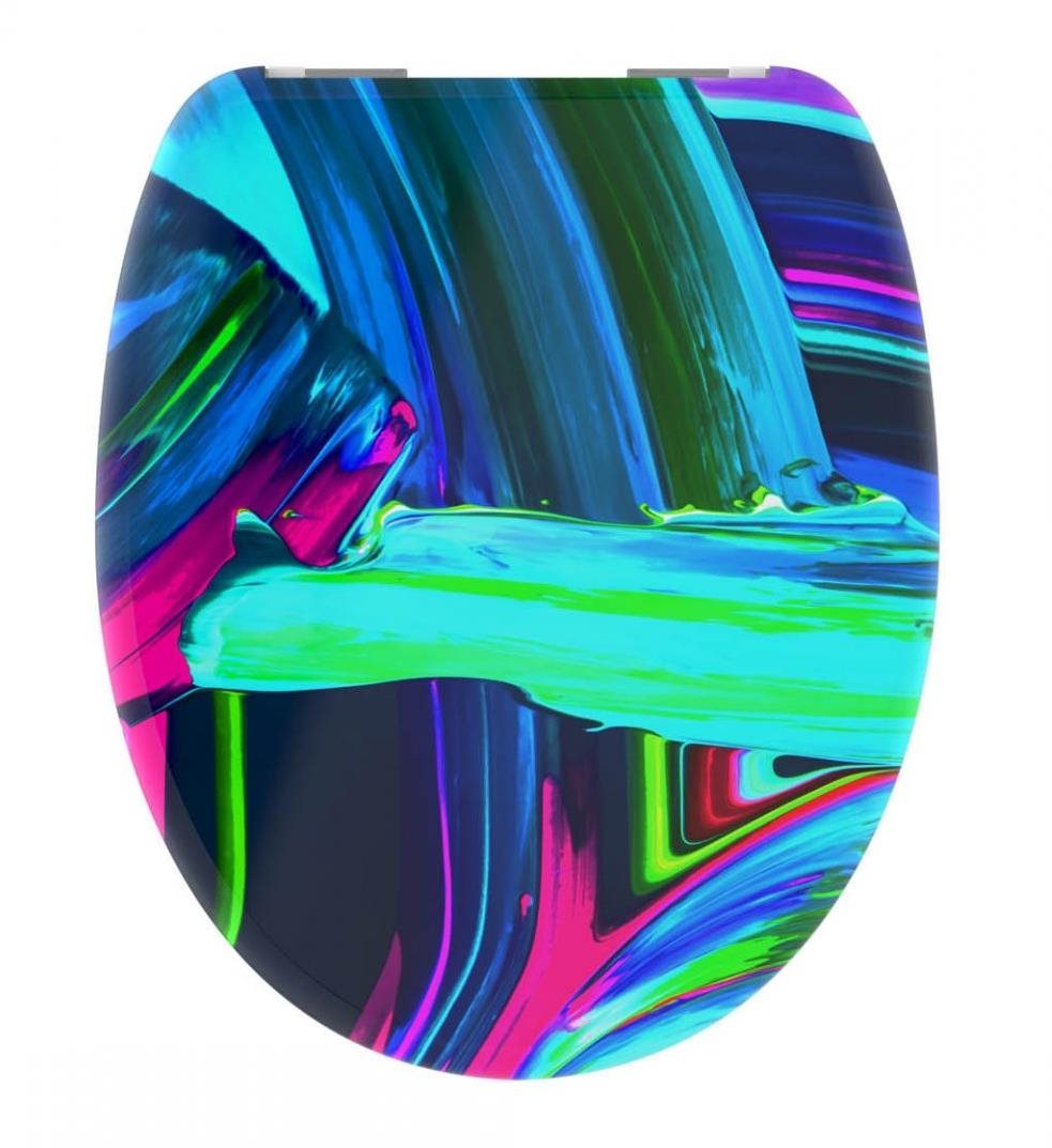 WC sedadlo SCHÜTTE NEON PAINT | Duroplast, Soft Close