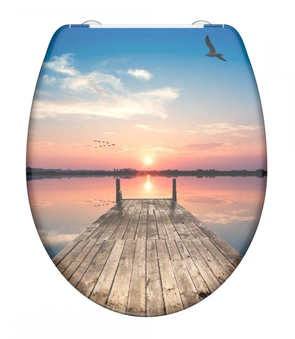 WC sedadlo SCHÜTTE SUNSET SKY | Duroplast, Soft Close