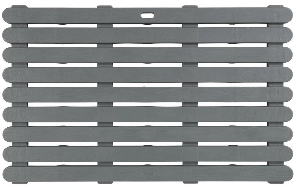 Wenko Kúpeľňová predložka, šedá, plast, 50 × 80 cm