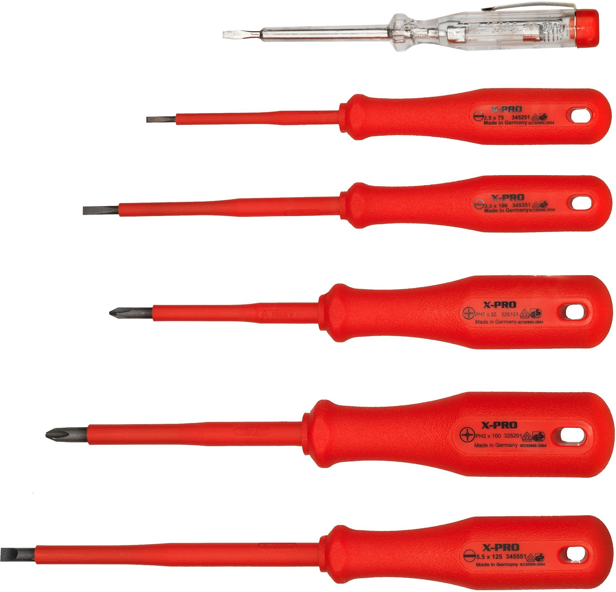 WERKZEYT Súprava elektro skrutkovačov, 6-dielna