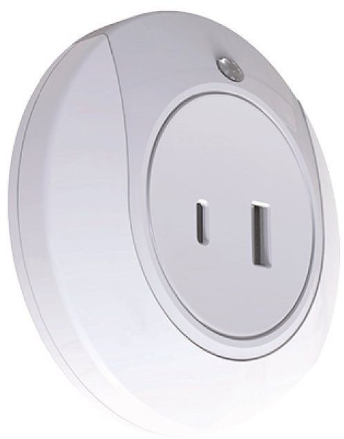 WG FireFly do zásuvky s USB-A a USB-C, biele