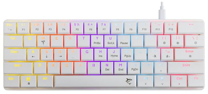 White Shark NAGAMAKI, červený SW, biela – US