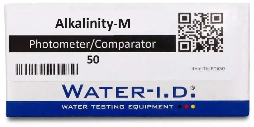 WATER I.D. "Alkalinity (M)" Reagencie pro měření alkality, 50 tablet