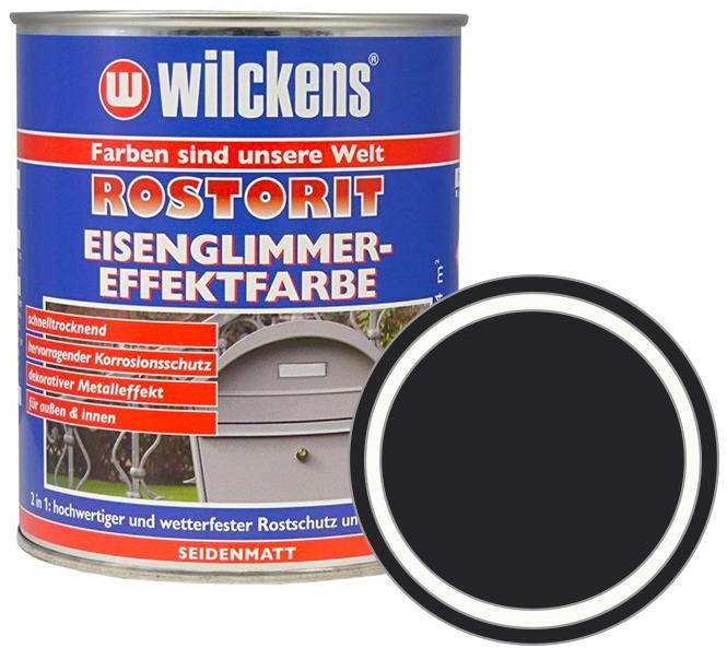 Wilckens Základná syntetická farba s efektom železitej sľudy čierna