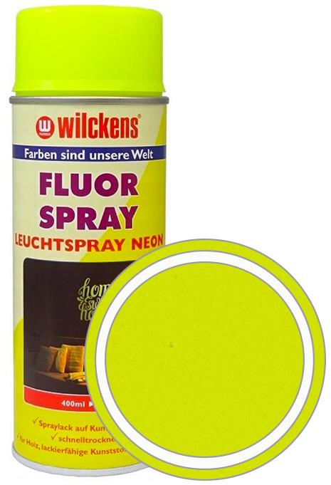 Wilckens Fluorescenčná svietiaca farba v spreji 400 ml žltá