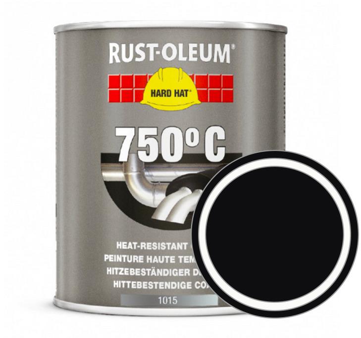 Rust-Oleum Tepelne odolná farba Heat Resistant 750 °C odtieň čiernej