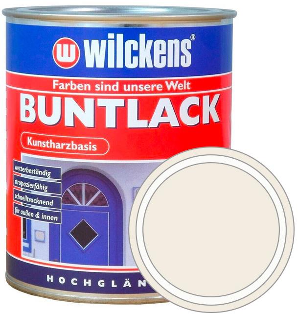 Wilckens Syntetická vrchná farba vysoký lesk Buntlack Hochglaezend, 0,75 l, biela