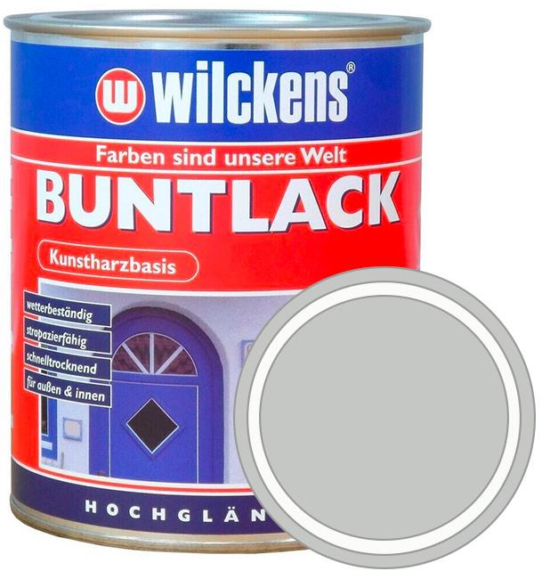 Wilckens Syntetická vrchná farba vysoký lesk Buntlack Hochglaezend, 0,75 l, svetlo sivá