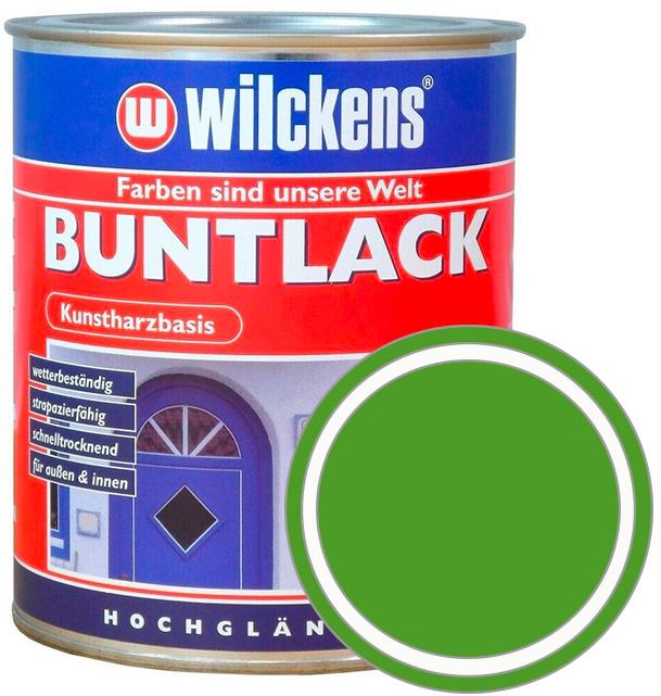 Wilckens Syntetická vrchná farba vysoký lesk Buntlack Hochglaezend, 0,75 l, svetlo zelená