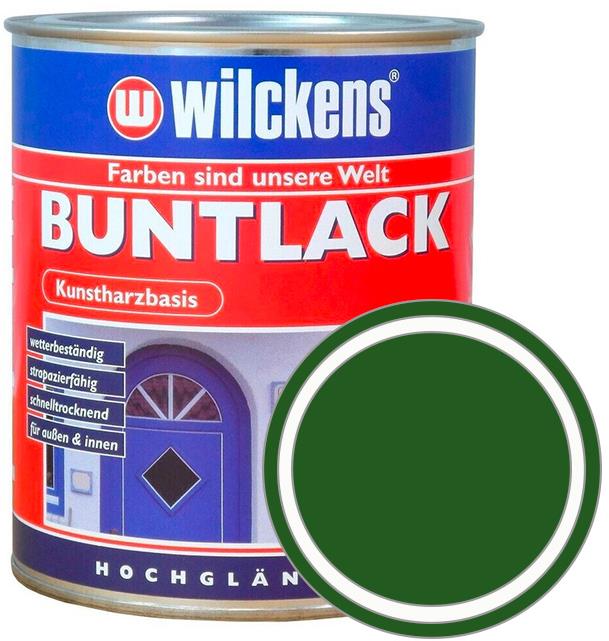 Wilckens Syntetická vrchná farba vysoký lesk Buntlack Hochglaezend, 0,75 l, zelená