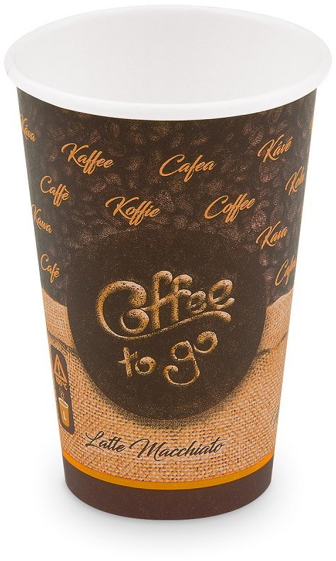 Wimex Coffee to go – papierový téglik 330 ml, priemer 80 mm – 50 ks