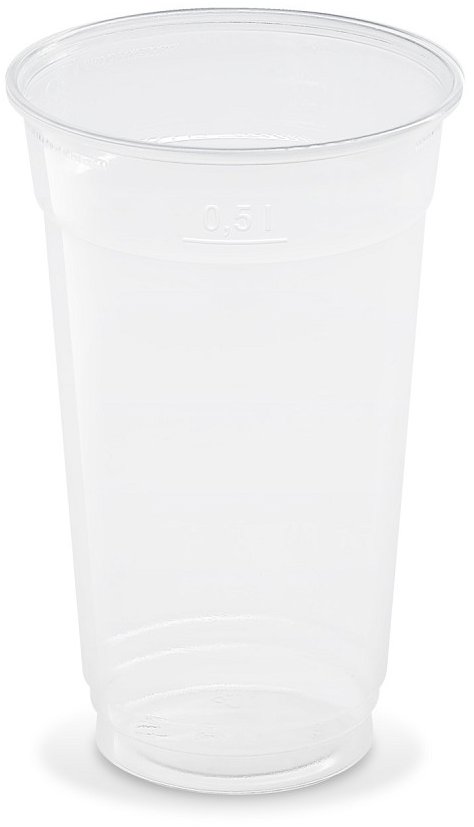 Wimex plastový téglik 0,5 l, priemer 95 mm – 50 ks