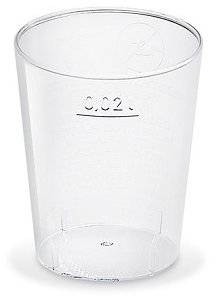 Wimex, téglik kryštál, štamprlík 2 cl, priemer 37 mm - 50 ks