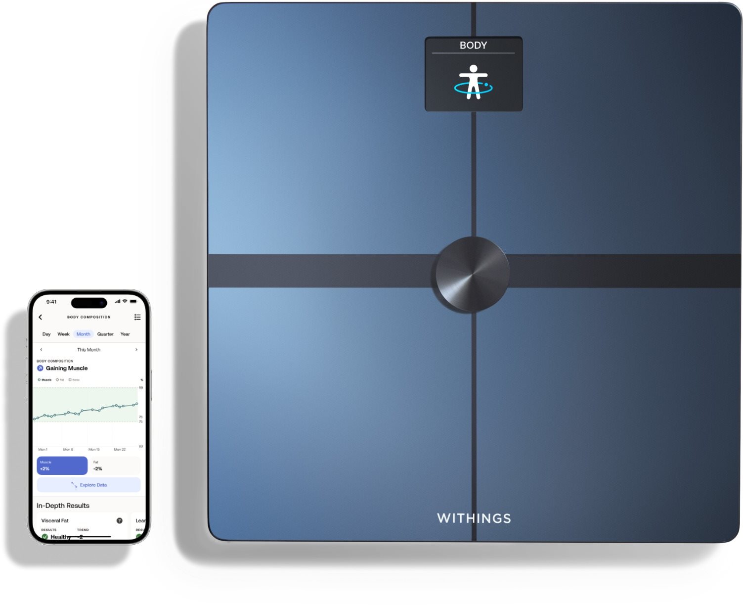 Withings Body Smart Advanced Body Composition Wi-Fi Scale – Black