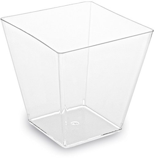 Wimex fingerfood kelímek krystal 60 ml, 50 × 50 × 45 mm, hranatý - 50 ks