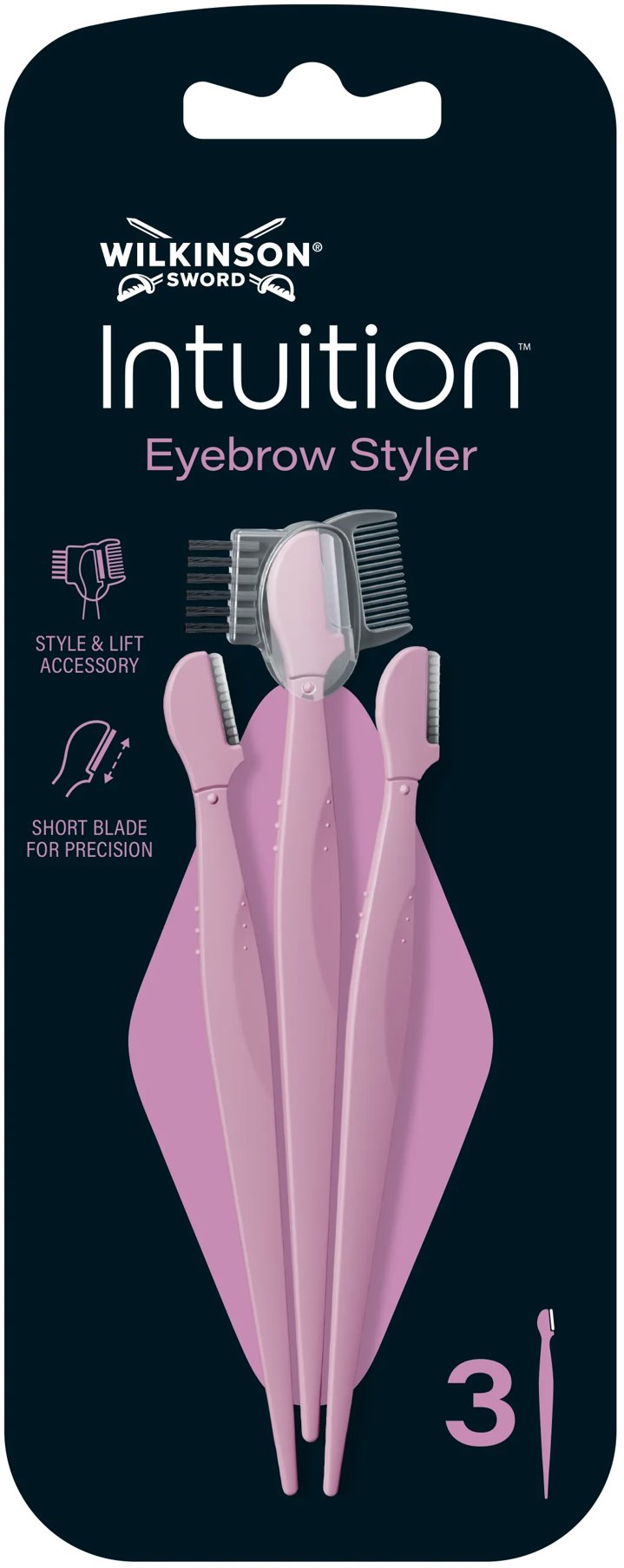 Wilkinson Intuition Eyebrow Styler, 3 ks