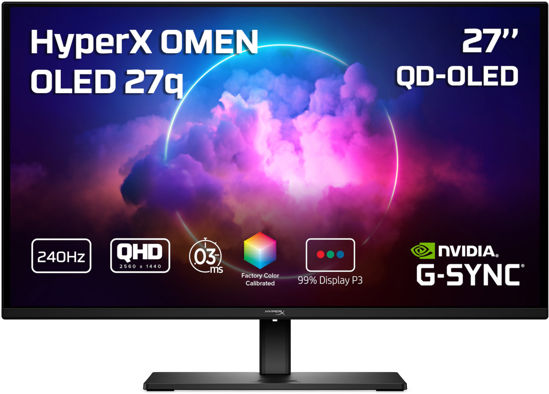 27" HP HyperX Omen 27q