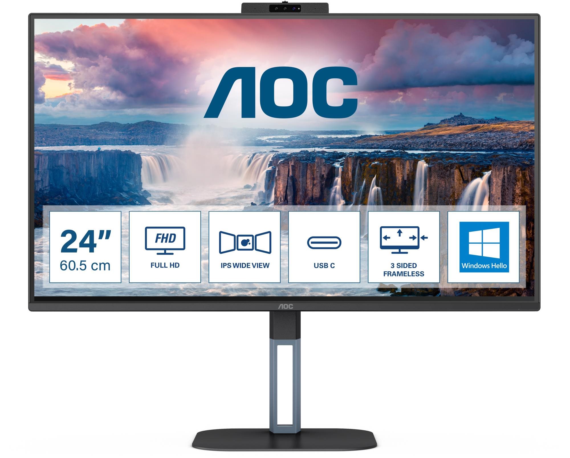 23,8" AOC 24V5CW/BK