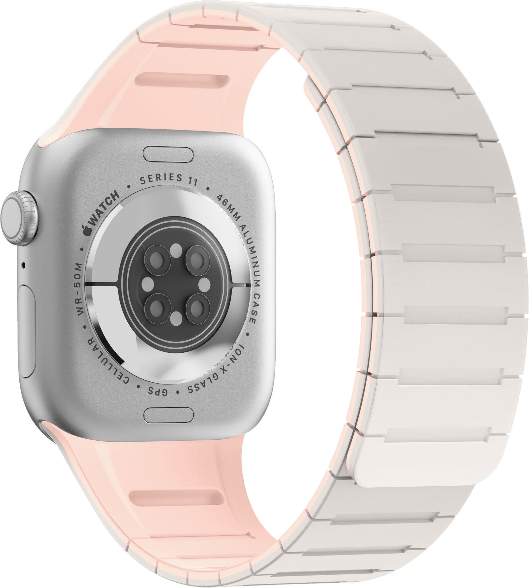 WOWME Magnetic Loop pre Apple Watch 38 mm / 40 mm / 41 mm Light Pink