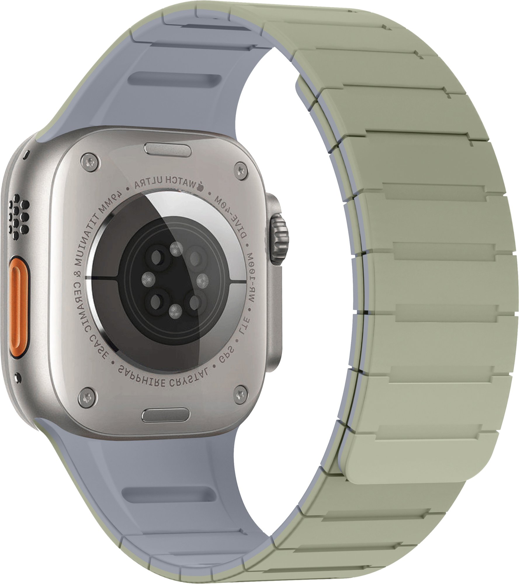 WOWME Magnetic Loop pre Apple Watch 42 mm/44 mm/45 mm/Ultra 49 mm Sage Green