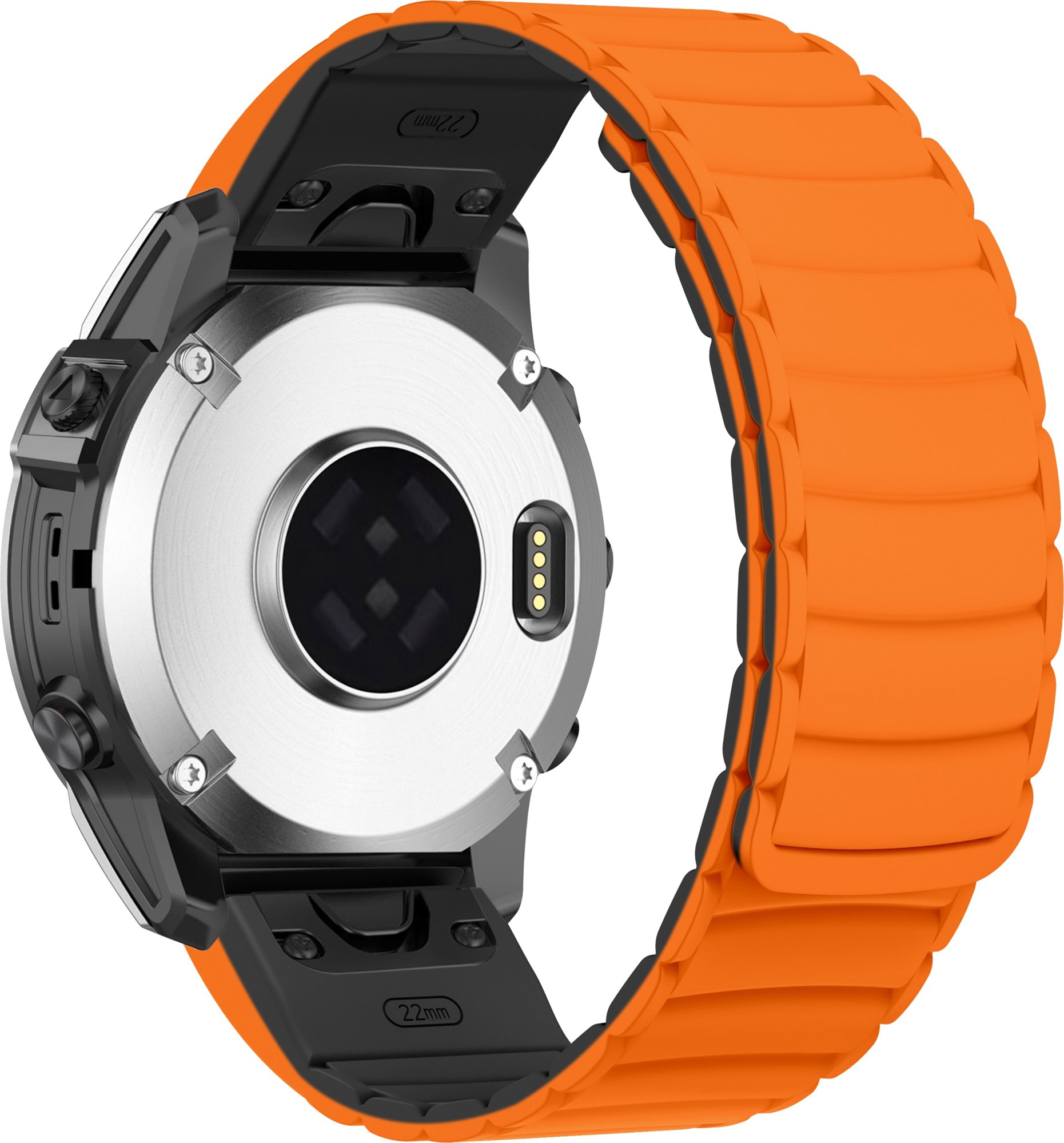 WOWME Magnetic Loop pre Garmin QuickFit 22mm orange