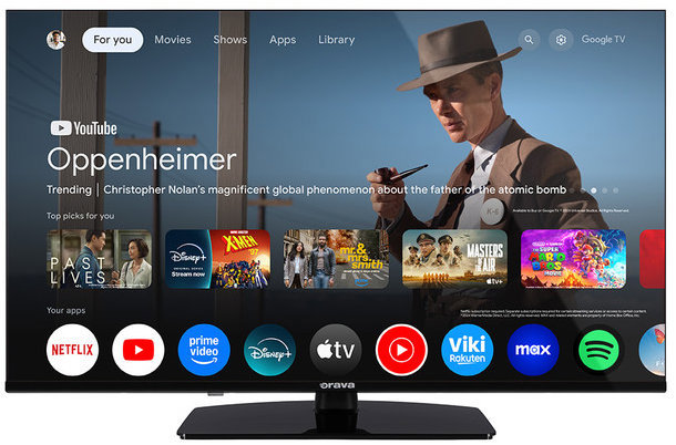 Televízor Orava LT-G50 A01 s čiernym rámovaním