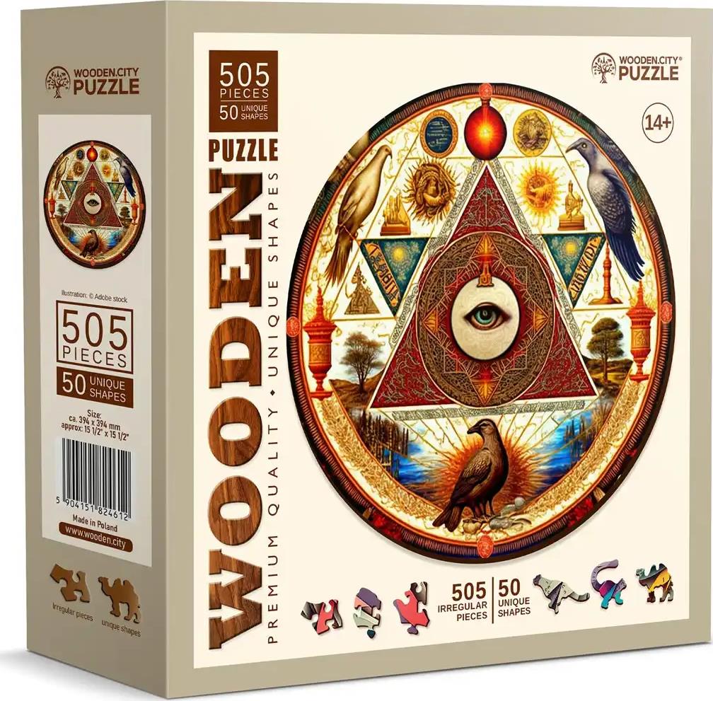 WOODEN CITY Drevené puzzle Oko vesmíru 505 dielikov