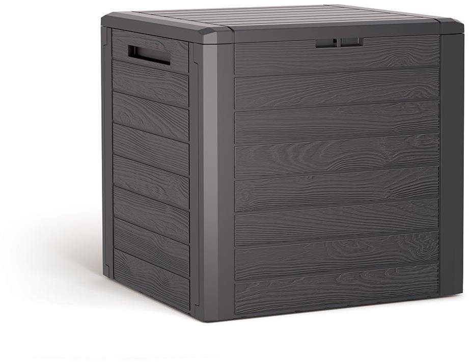 Prosperplast Záhradný box Woodebox hnedý 140 l