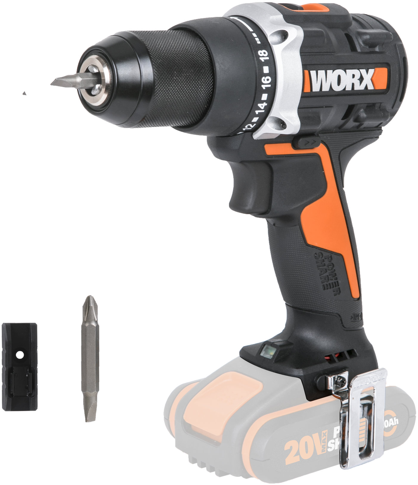 WORX Vŕtačka AKU 20 V 60 Nm WX102.9 (bez AKU)